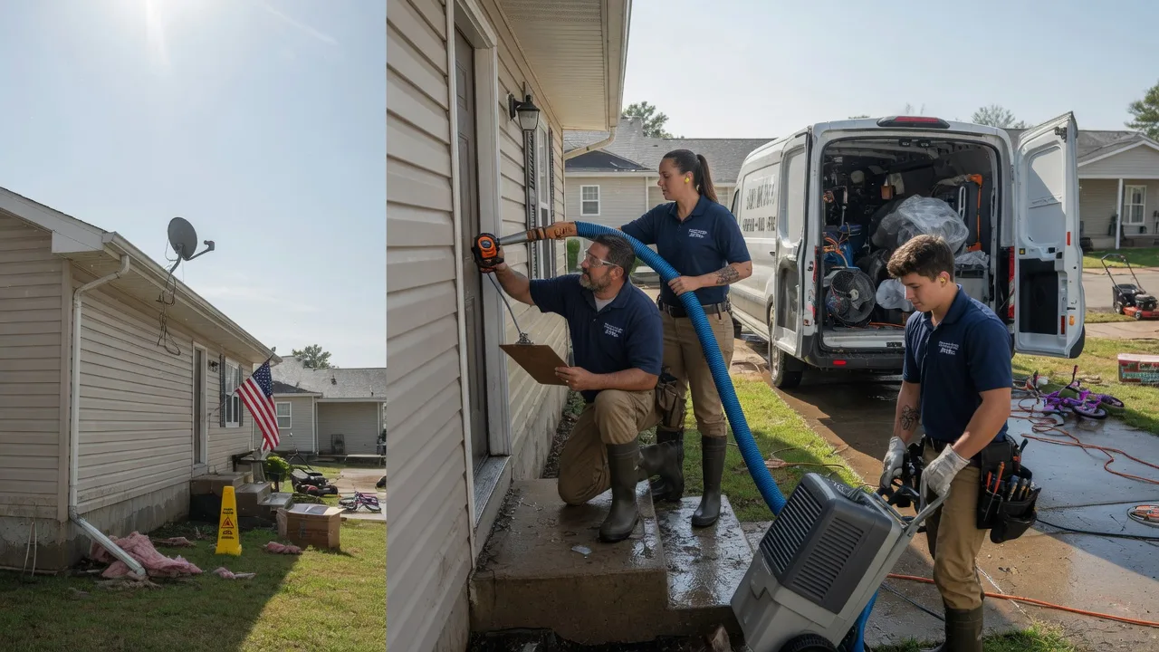 Ceiling Water Damage Restoration in Van Vleck, TX near me