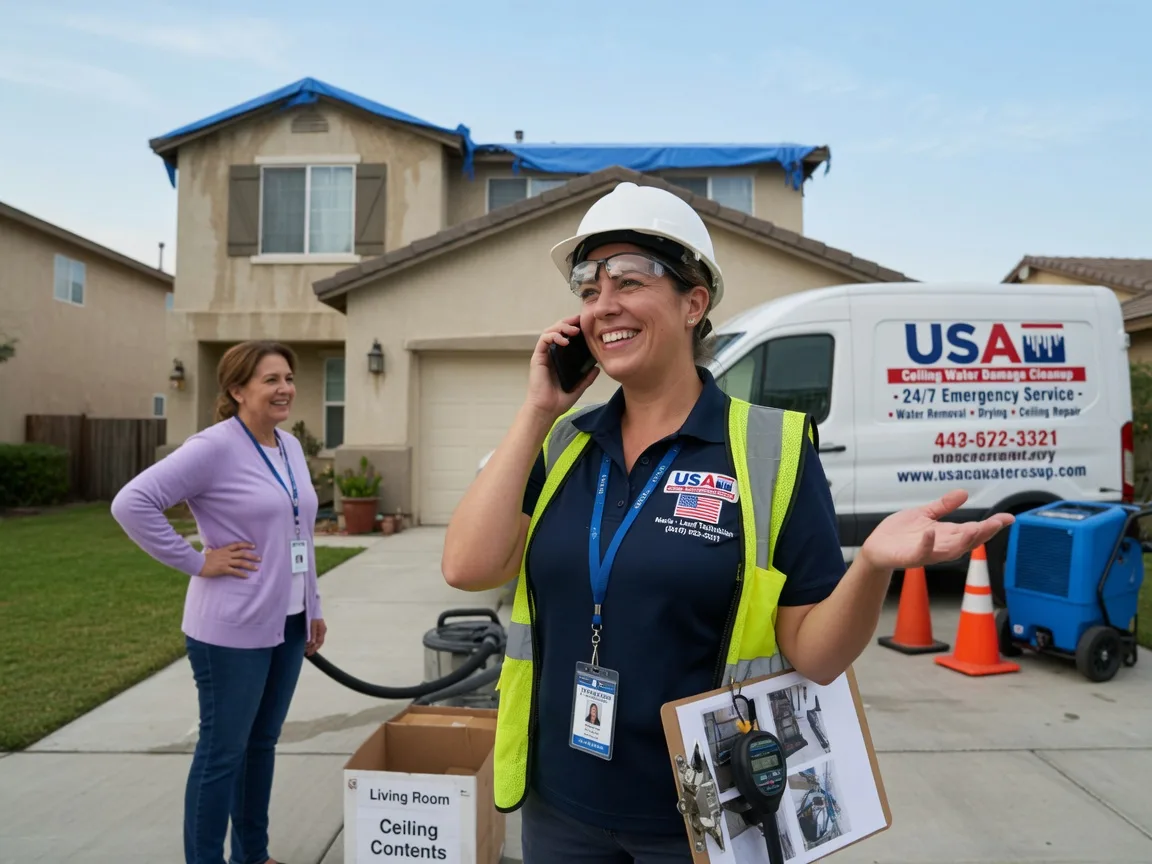 Ceiling Water Damage Restoration Van Vleck, TX FAQs